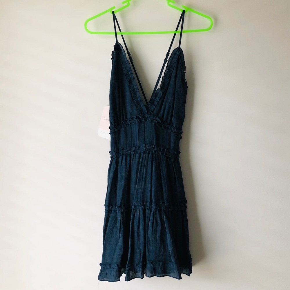 Navy Criss Cross Dress